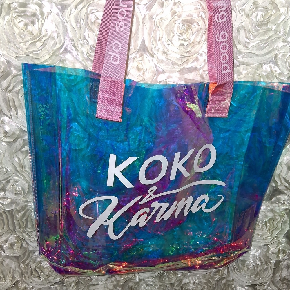 Iridescent Blue Tote Bag